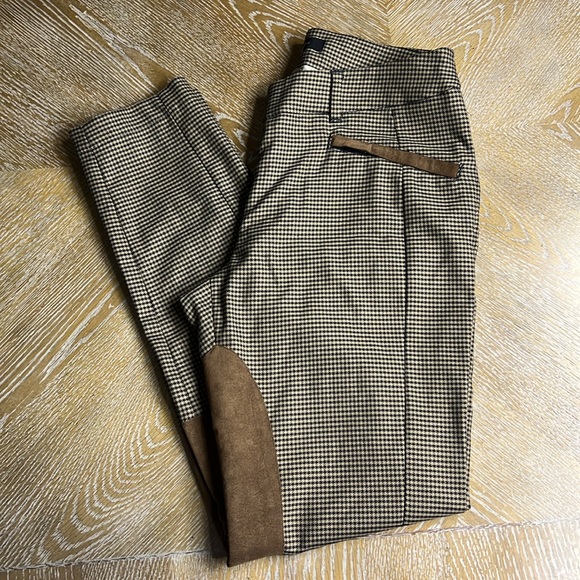 WEEKEND MAXMARA Old Money Leather Patches Pant 4 - Picture 1 of 11